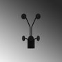 Wallity Giraffe Gancho de pared metálico Negro